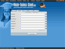 Tablet Screenshot of master-business-schools.com